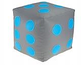 REMPLISSAGE : Mousse et polystyrène. De plus, les poufs sont stables et moelleux. Le remplissage est très résistant. Idéal comme tabouret pour s'asseoir ou comme repose-pieds pour votre pouf