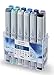 Produktbild COPIC Classic Set "Winter-Farben", 12er Set im Acryl-Display, Twin Marker mit einer mittelbreiten und einer feinen Spitze