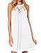 DREAGAL Women's Floral Lace Cocktail Evening Party Dress White Small