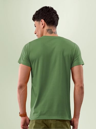 Image of Lux Nitro Men's Solid Relaxed Fit T-Shirt