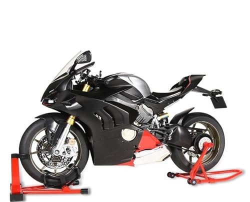 Moto de course miniature V4S en alliage 1:6 pour collectionneur