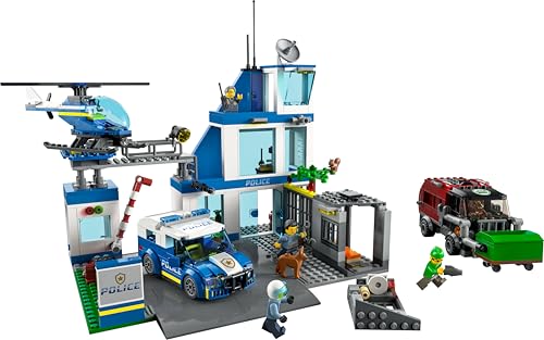 City Police Stazione di Polizia, Set con Elicottero Giocattolo, Macchina e Camion della Spazzatura, Giochi per Bambini, Bambine, Ragazzi e Ragazze da 6 Anni in su, Idee Regalo 60316 - Lego - Immagine 11
