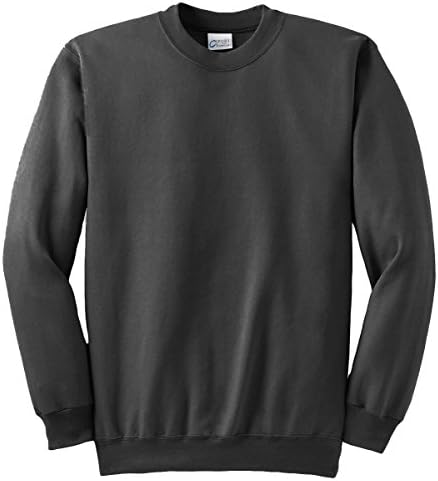 Port & Company Tall Essential Fleece Crewneck Sweatshirt XLT Charcoal