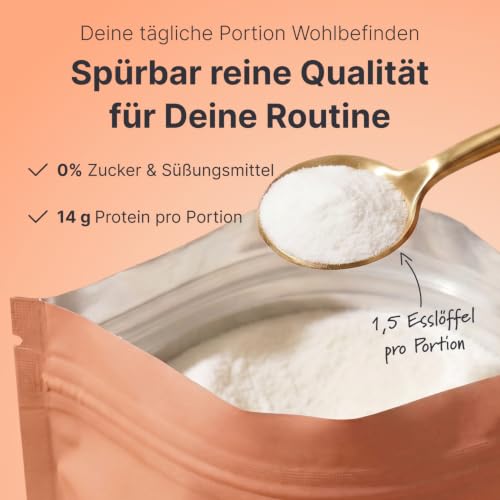 SHEKO Kollagen Pulver 450g – Collagen Hydrolysat Peptide Typ 1, 2, 3 – Ansicht 3