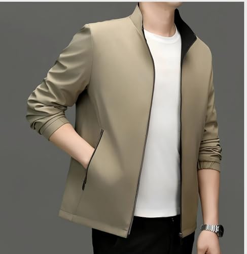 Image of Mens Lightweight Bomber Jacket Casual Stylish Windbreaker