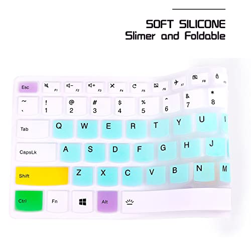 Protector de teclado de silicona HRH para Lenovo Yoga y Flex miniatura 6