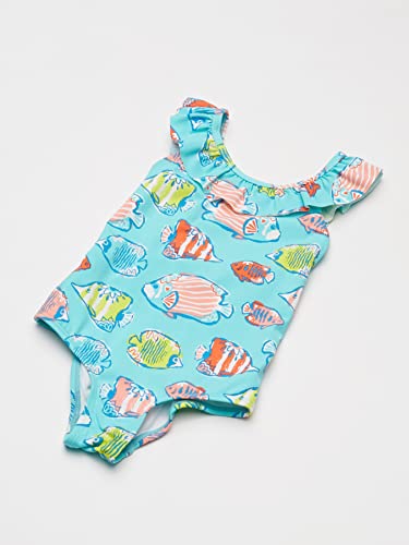 Image of Hatley Girls Ruffle Sleeve Swimsuit