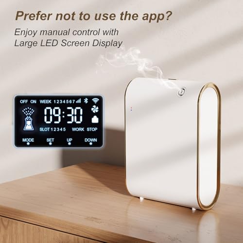 Difusor aromático eléctrico Oscentpro 350ml Bluetooth miniatura 5