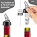 Automatic Measured Bottle Pourer - Pack of 3, 1 oz (30 mL) Quick Shot Spirit Measure Pourer Drinks Wine Cocktail Dispenser Home Bar Tools - PORE0016 (3)