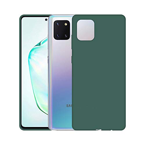 Image of Case Creation Luxurious OG Series for Samsung Galaxy Note 10 Lite Case Cover,Anti-Dirty Slim Case Matte Cute Candy TPU Raised Bezel (Splash of Color) Back Cover for Samsung Note 10 Lite -Lake Green
