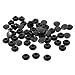 Black Tactile Pushbutton Switch Cap Covers Protector Keycaps 55 Pcs