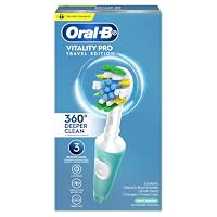 Oral-B Vitality Pro Deep Clean Electric Toothbrush with Travel Case - Mint 1 Pack