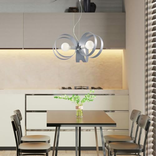 Suspension Peter 3 lumières avec câble acier réglable
