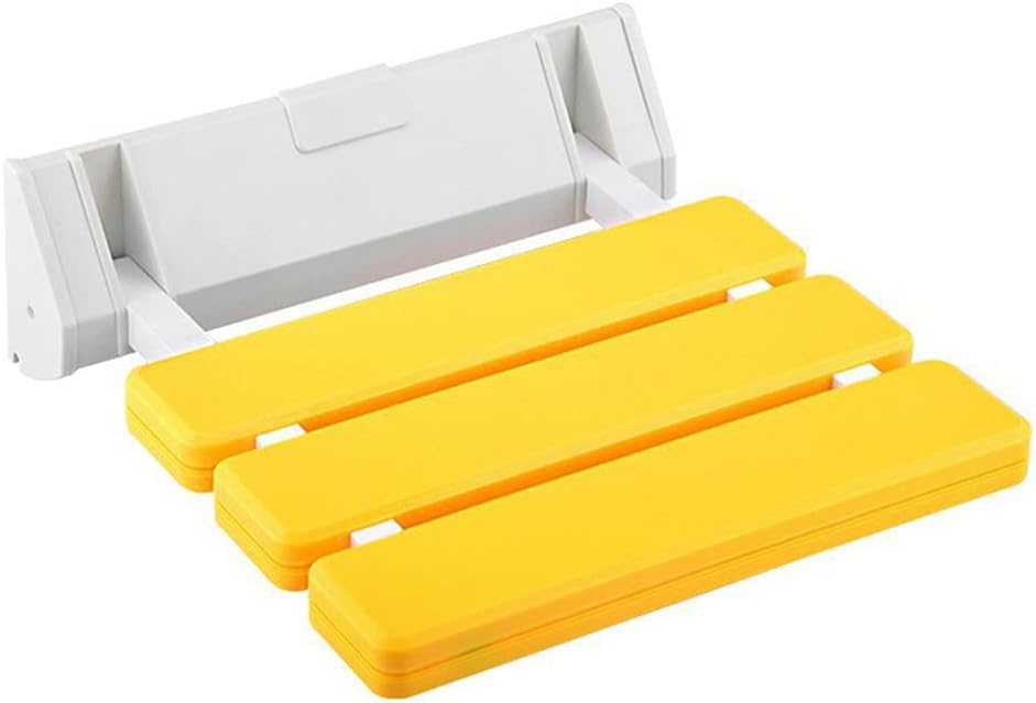 Bath Stools,Folding Shower Chair,Folding Shower Seat Wall Mounting Shower Stool, Space Saving Shower Folding Seat Non-Slip Bathroom Shower Stools for Disabled Elderly, Maximum 130K