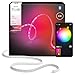 Produktbild Philips Hue Flux 5m LED-Lightstrip, 1200 lm, lebendige Farben, flexible Innenbeleuchtung, Chromasync-Farbmischung, RGBWWIC, zuschneidbar, erweiterbar, wiederverwendbar, App- und Sprachsteuerung