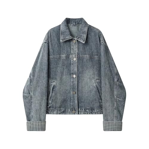 Veste en jean pour femme look de printemps urbain chic