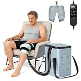 Cryo Cuff Knee Cold Therapy Machine, with Pump and Adjustable Timer Ice Therapy Machine, 18L Super Large, 6 Adjustable Water Flow Levels Knee Cold Compress Kit for Ankle, Cervical, Back and Leg