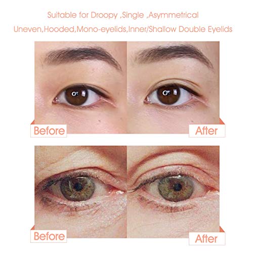 Ultra Invisible Two Sides Sticky Eyelid Tapes Stickers, Medical-use Self-Adhesive Fiber, Instantly Eyelid Lift Without Surgery, Perfect for Hooded, Droopy, Uneven, Mono-eyelids