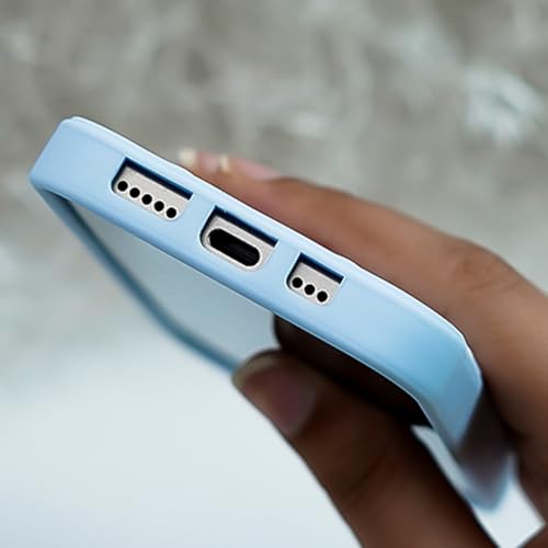 Image of Peeperly Back Cover Case for iPhone 15 Pro Scratch Resistant Anti-Slip TPU Shockproof Protective Durable Happy Clouds Smile Case for Girls & Women