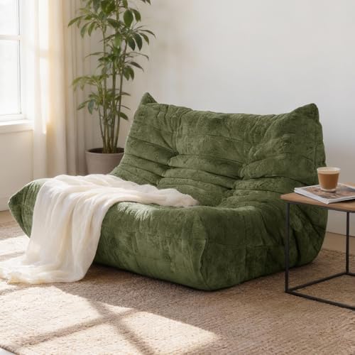 Upvilla Boneless Schaumstoff Couch – bequemes Bodensofa Mit Ergon...