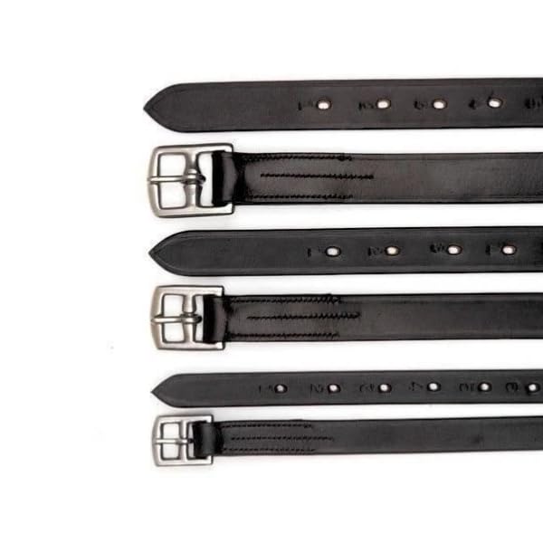 Bow & Arrow Stirrup Leathers for Horse Saddle - Durable Stirrup Straps with Steel Buckles - Classic Adjustable Riding Gear for Equestrian Riders