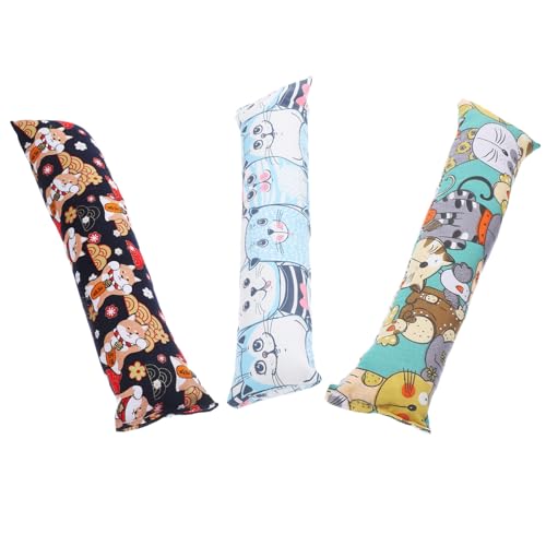 ibasenice 3個 猫薄荷抱枕 点 室内用 猫噛むおちゃ キャットニップ入り 噛み癖対策 ペットおもちゃ