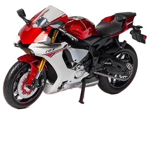 Moto Yamaha YZF R1 1:12 miniature de course en alliage moulé sous pression modèle de sport rouge