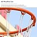 Heavy Duty Wall Mounted Basketball Hoop Wall Mounted Basketball Hoop for Tree Pole, Outdoor Garden Professional Basketball Rim Toy, Relieve Stress Equipment with Complete Accessories, Kids & Adults Us
