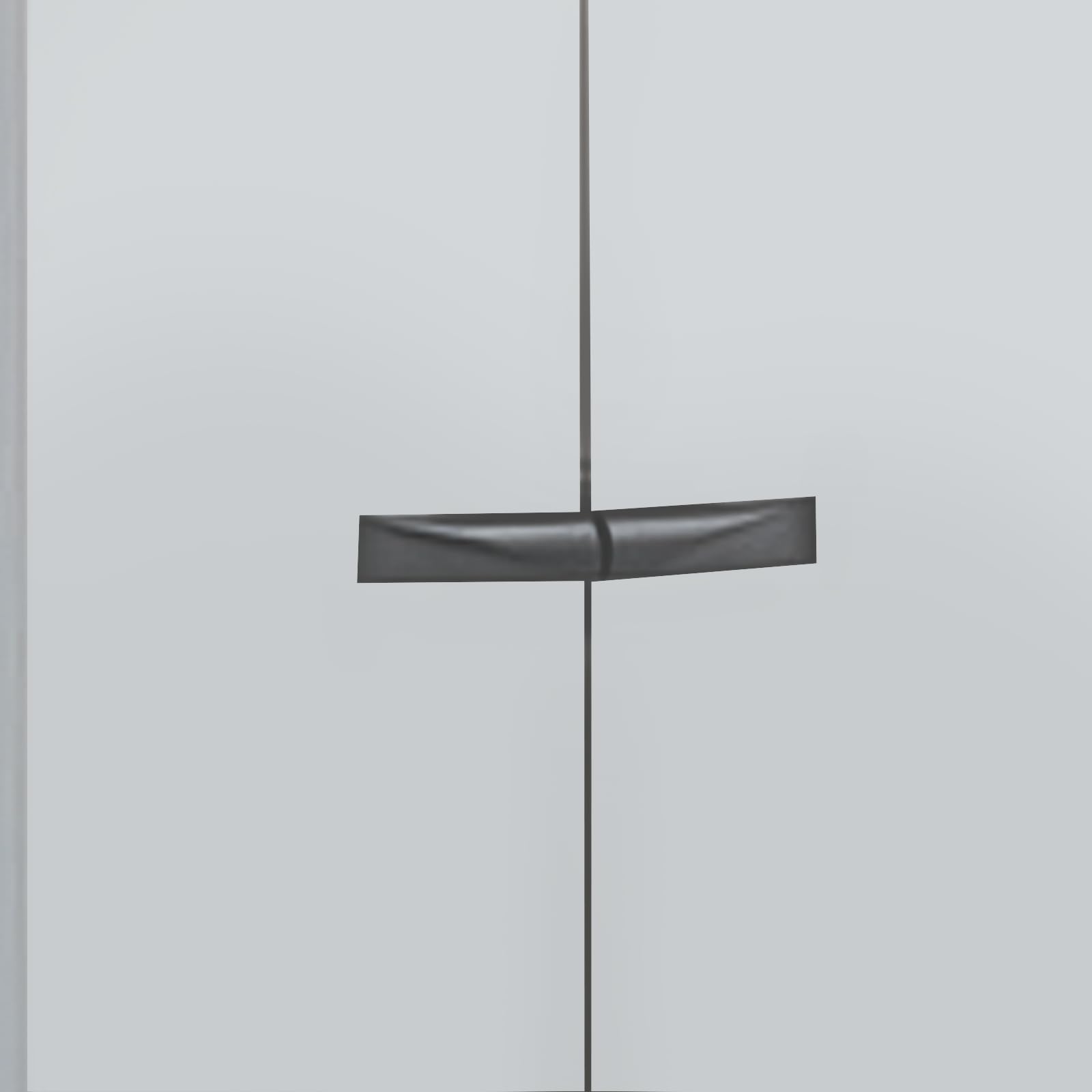 GARDIUN Armario Escobero de Jardín Resina Tavira 2 62,5x39x169 cm Gris 2 Puertas