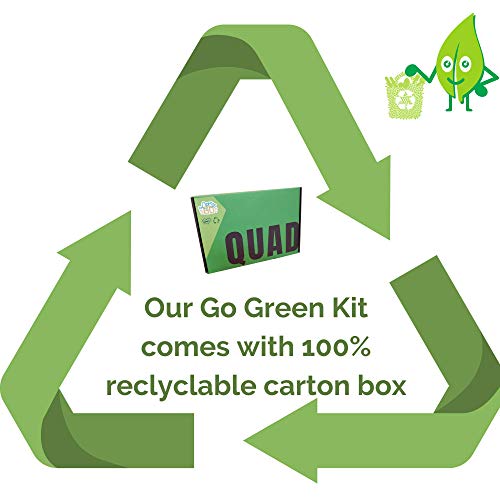 Image of Quad Store GoGreen Lets Go Green Basic Starter Kit compatible with Arduino Uno R3 | Create interactive automation & robotics projects. Learn Basic Electronics and Coding