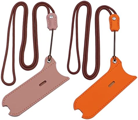PU Leather Case Lanyard Necklace case for J-U-UL/R-E-LX/MO-TI/YO-OZ Or Similar Sized Lanyard Leather Pen Cover