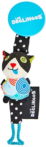 Prendedor de Chupeta Charlos o Gato, Deglingos, Preto