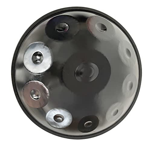 Tambor de mano steel handpan 10 notas percusión miniatura 4