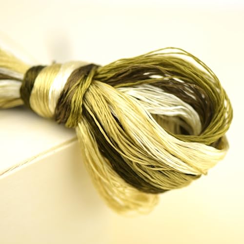 Image of Mulberry Silk Floss Embroidery Thread Floss-Cross Stitch Threads China Silk Woven Jewelry Threads DIY Sewing Kits (18)