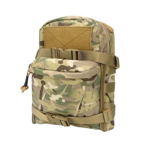Mochila chaleco de hidratación ligera e impermeable con diseño Camuflaje Escorpión para senderismo