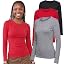 3 Pack - Black, Red, Heather Gray
