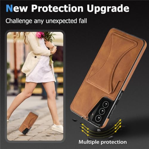 Coque cuir Galaxy S25 Edge avec porte-carte et support - 4