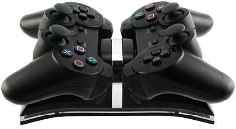 Dcolor Dual Charging Station Compatible with Sony PS3 Controller, Black