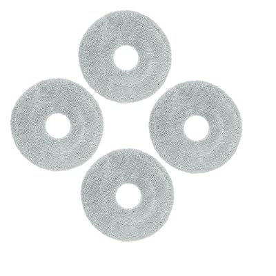 Compatible For ECOVACS，X1 / X2 / T10 / T20 / T30 MAX/PRO / T50 / DEX86 Parts Main Roller Side Brush Filter Mop Cloth Dust Bag(C-4PCS)