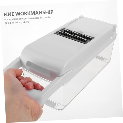 Cortadora y ralladora de verduras 3 en 1 con mango ergonómico miniatura 7