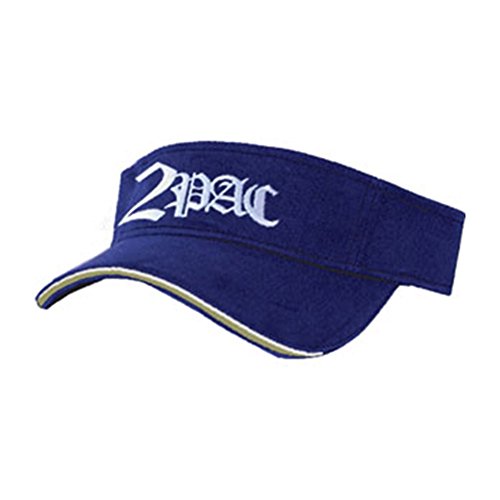 Tupac Men's Gothic Visor Cap Blue