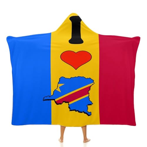 Couverture à capuche RDC contre le froid à la maison