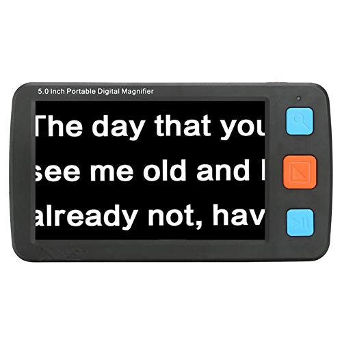 Supporto scheda di memoria/output TV: può essere collegato a una scheda di memoria esterna (supporto massimo 32G) alle foto in massa; Collegato a una TV, un ingrandimento di grande schermo più grande rende la lettura più semplice e confortevole.