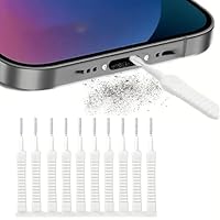 OUDQFCJ USB C Handy Reinigungsset 10 teiliges Telefon Port Reinigungsbürsten Set Metall Anti Staub Stecker Telefon Lautsprecher Reinigungsbürsten Telefonhörer Reinigungsbürste