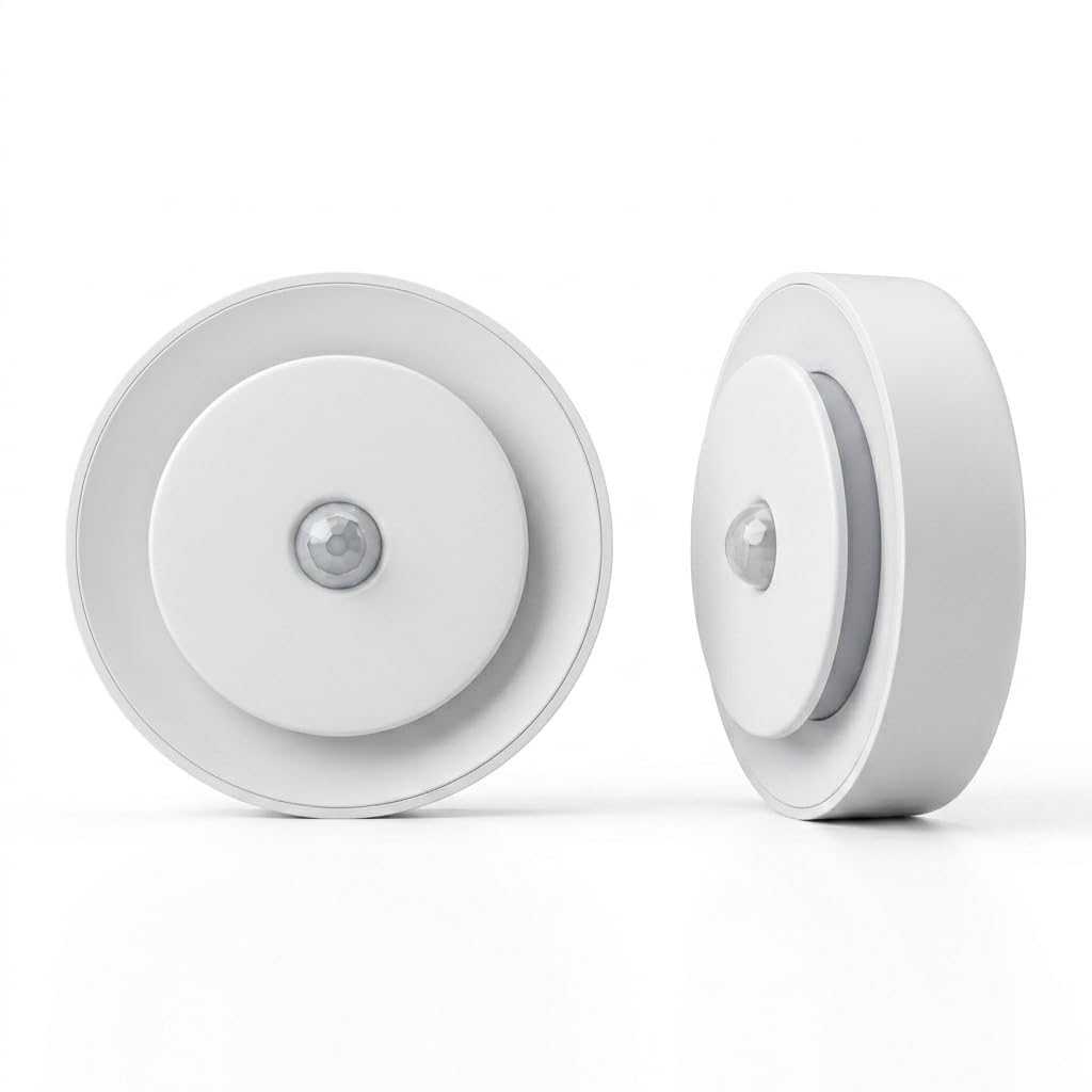 YJY LIGHT Set of 2 LED Night Lights with Motion Sensor, Battery Operated
