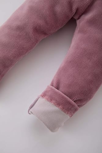 DeFacto Kız Bebek Düz Paça Kadife Tayt, Pembe, 9-12 M - Görsel 3