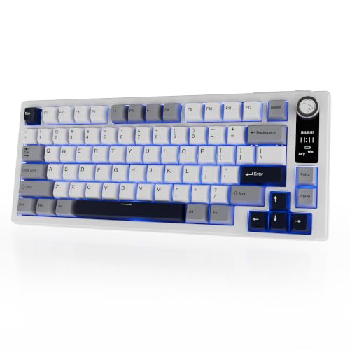 Image of Havoc 75% Wireless Mechanical Gaming Keyboard | Hot-Swap | Gasket Mount | Built in Display | 4000mAh Battery | Sound Dampening | Pre-Lubed Linear Switches | PBT Keycaps | RGB Backlit