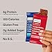 RXBAR Minis Protein Bars, Gluten Free Snacks, Breakfast Snacks, Variety Pack, 7.3oz Box (8 Bars)