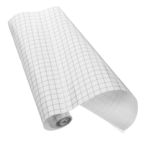 KALLORY Transfer Vinyl Film Grid Design Strong Adhesive Pet Material for Use