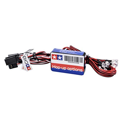 FPVKing 12 RC Car LED Lighting Kit Steering Brake Simulation Flash Light for 1/10 Scale Models Yokomo Tamiya HSP HPI AXIAL RC4WD Traxxas